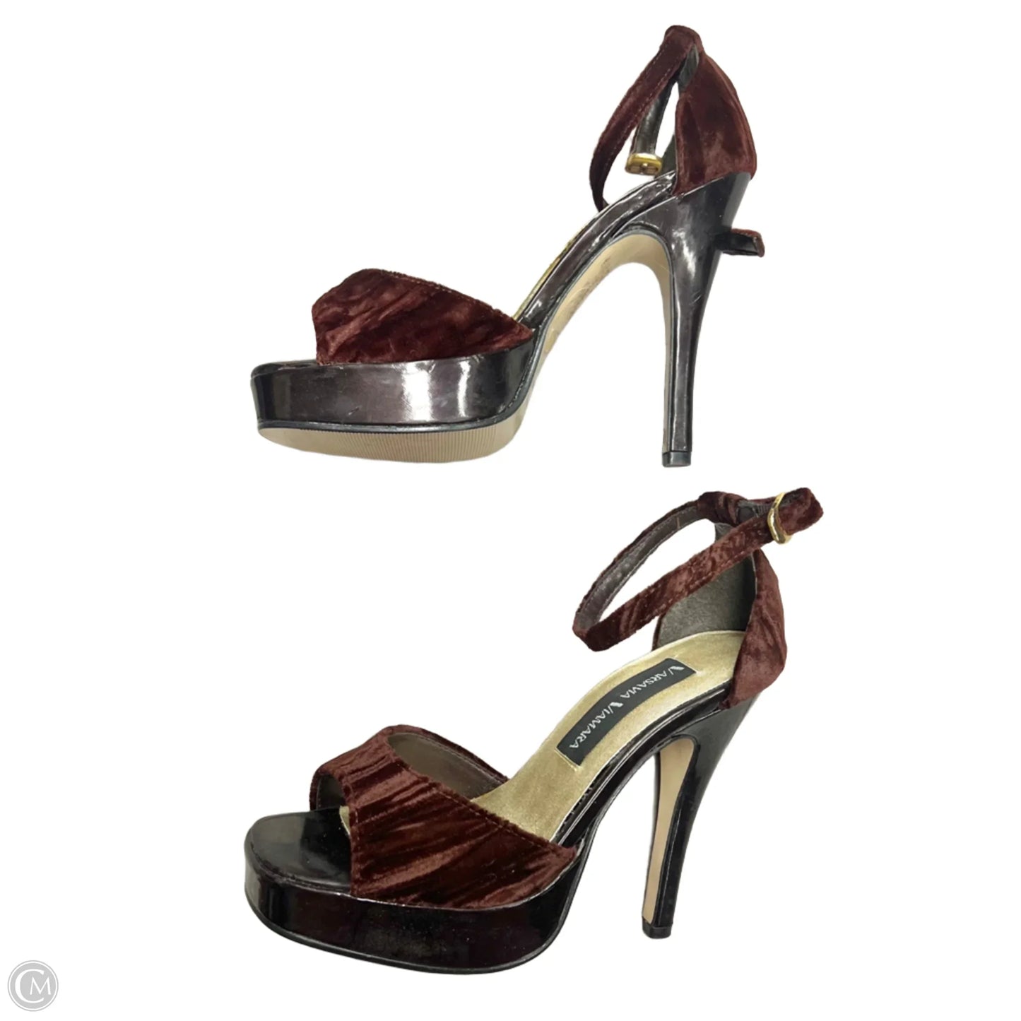 Sandals Heels Stiletto By Varsavia Viamara Size: 5