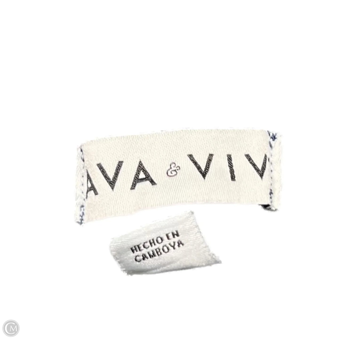 Jeans Straight By Ava & Viv In Blue Denim, Size: 18