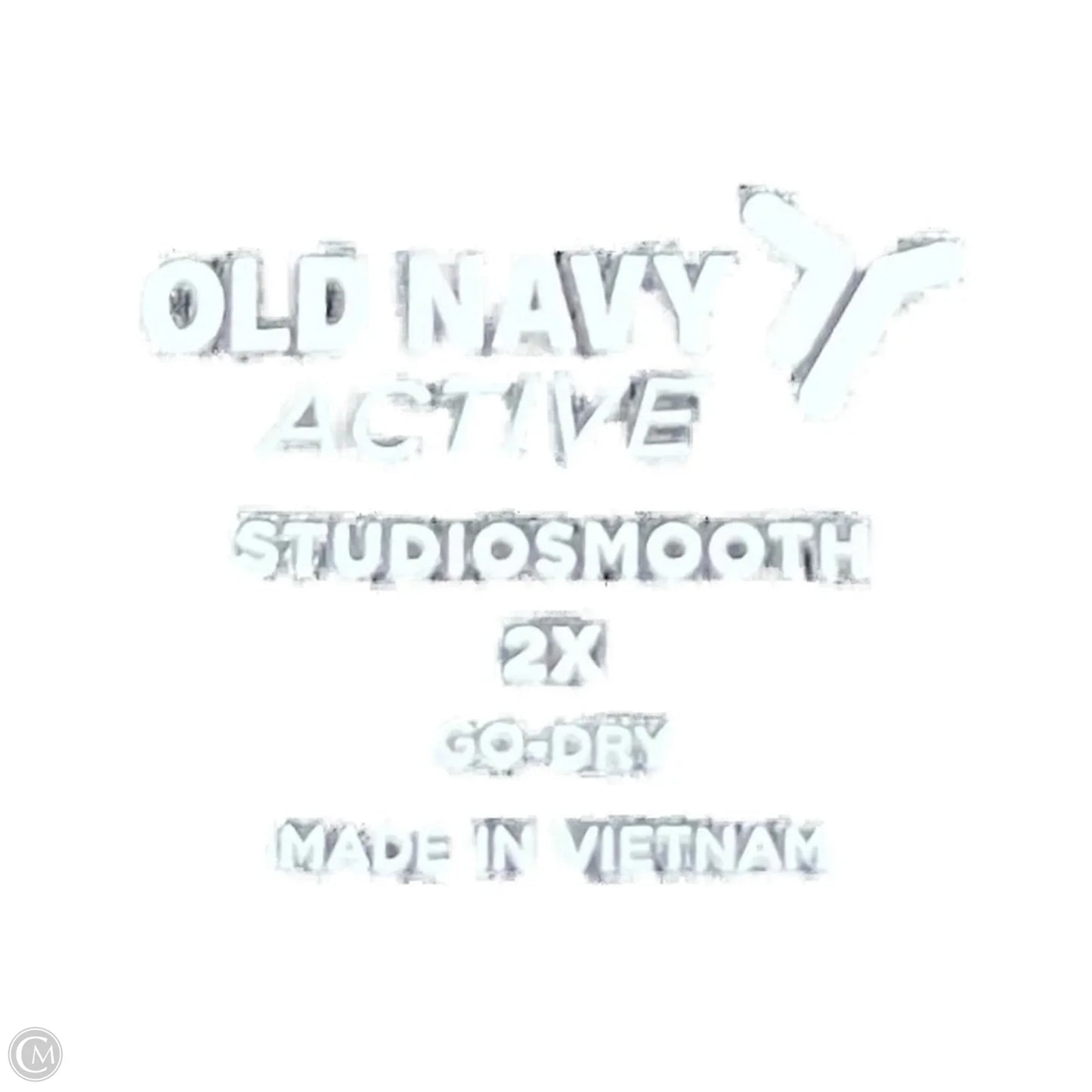 Athletic Top Short Sleeve By Old Navy In Black, Size: 2x