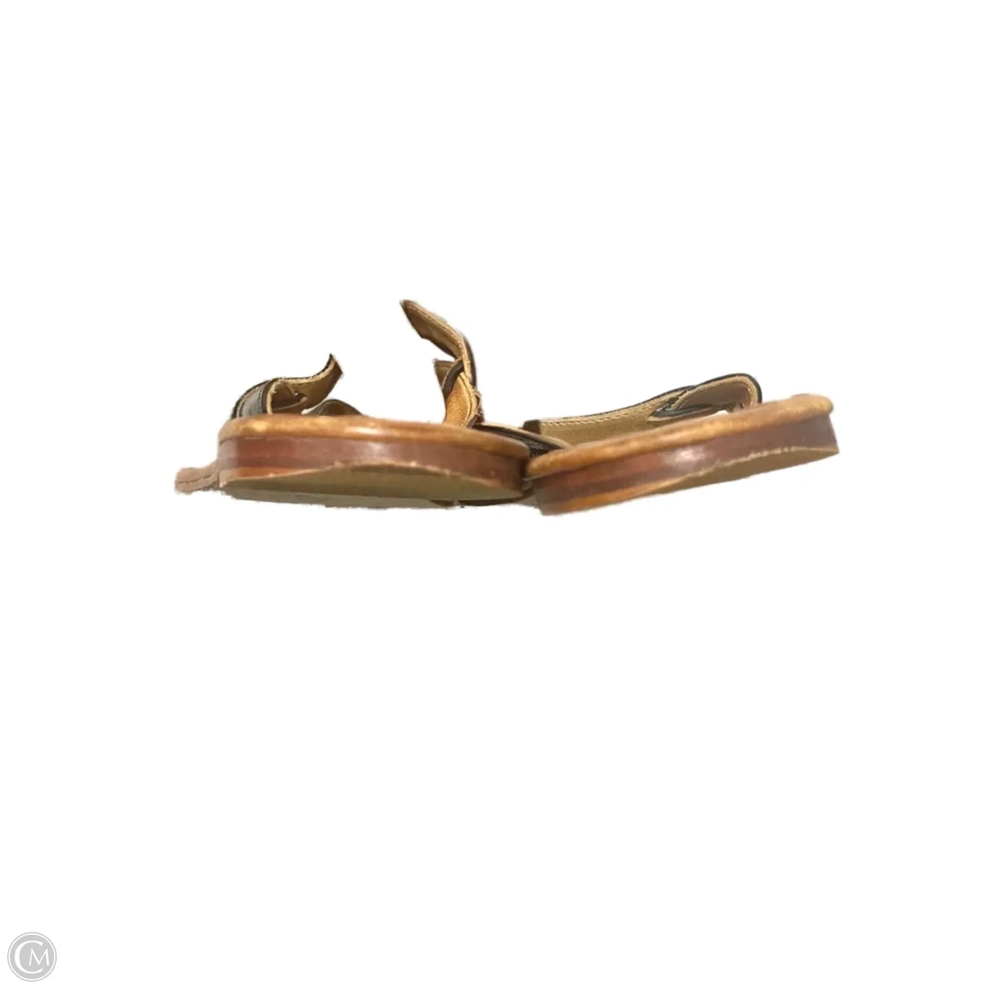 Sandals Flats By Matt Bernson In Black & Brown, Size: 5