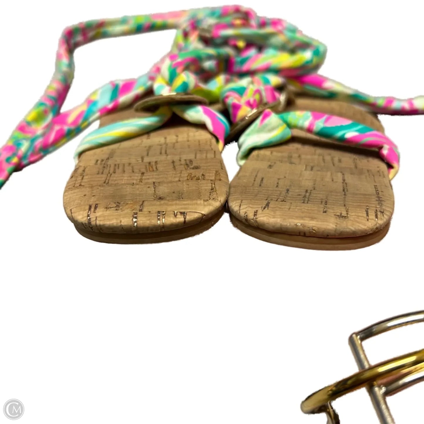 Sandals Designer By Lilly Pulitzer In Multi-colored, Size: 6