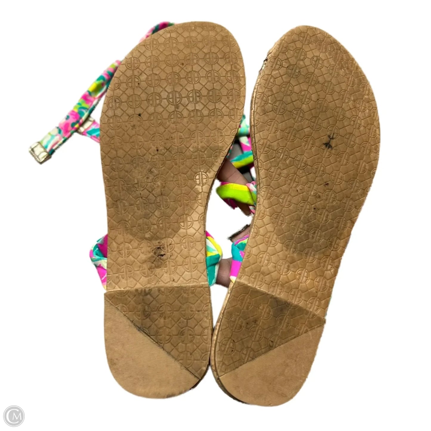 Sandals Designer By Lilly Pulitzer In Multi-colored, Size: 6