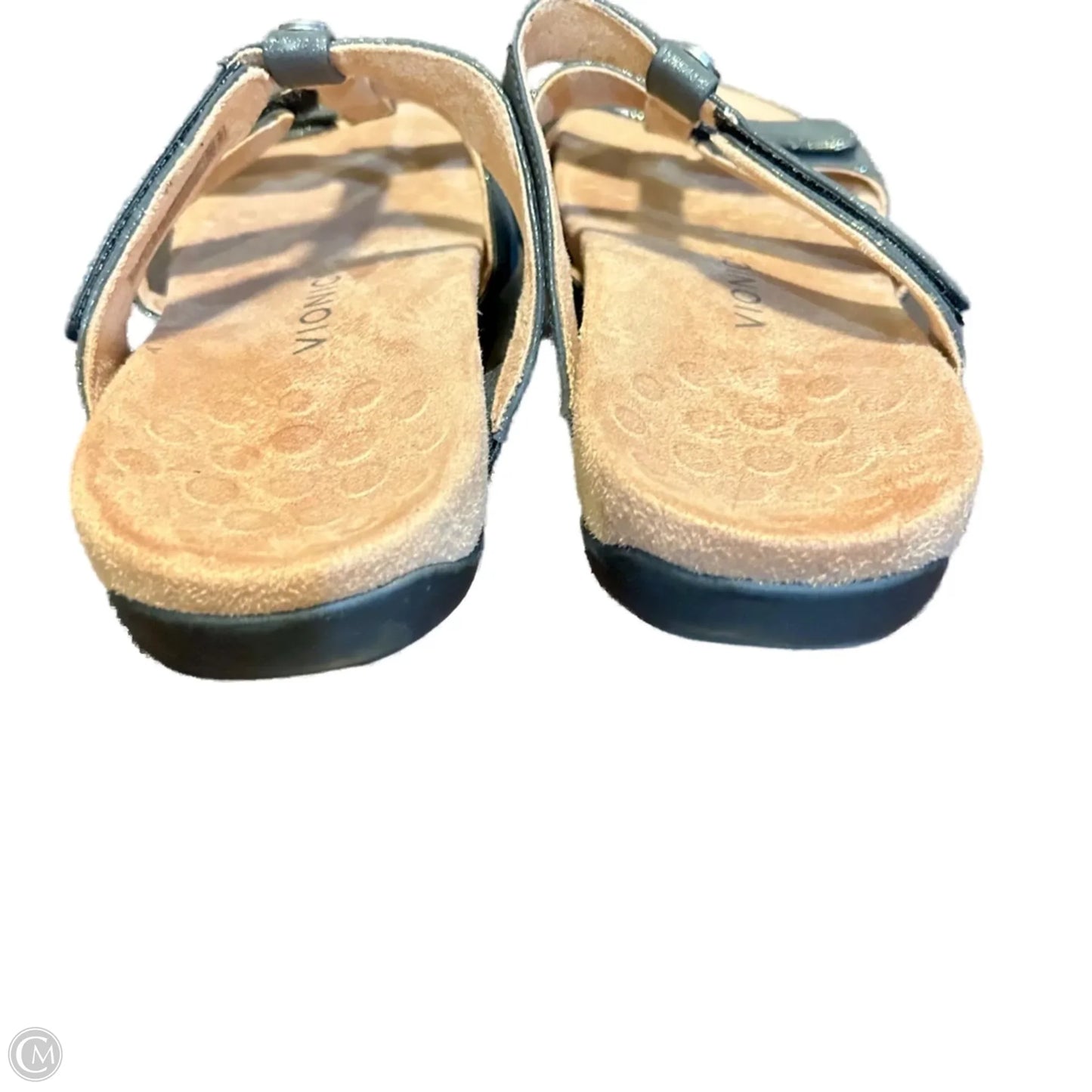 Sandals Flats By Vionic In Black, Size: 10