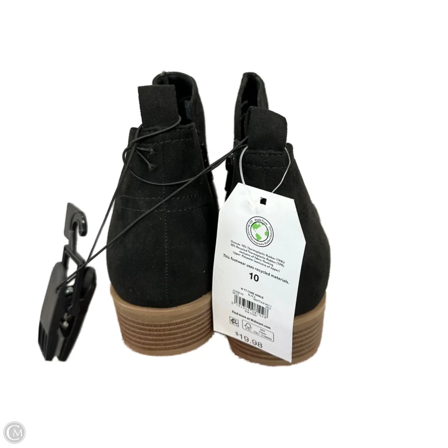 Boots Ankle Heels By Aldo In Black, Size: 10