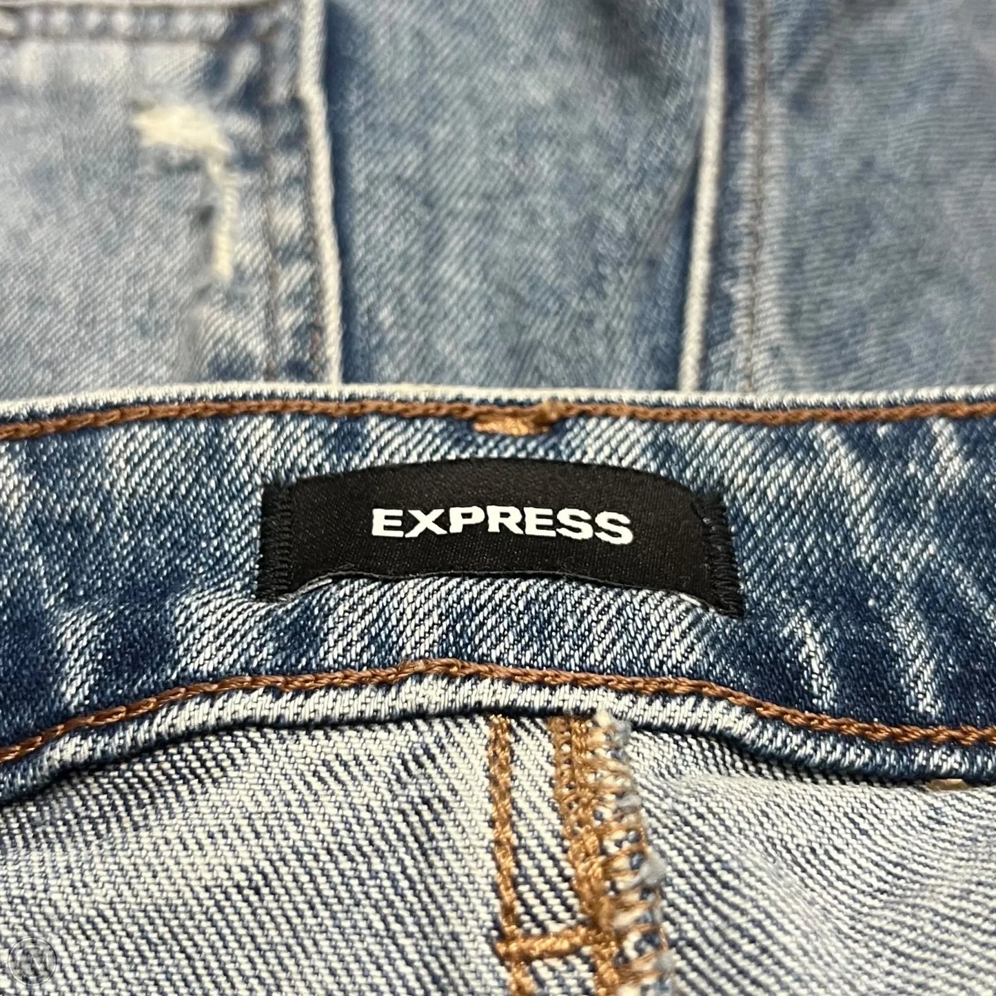 Shorts By Express In Blue Denim, Size: 4