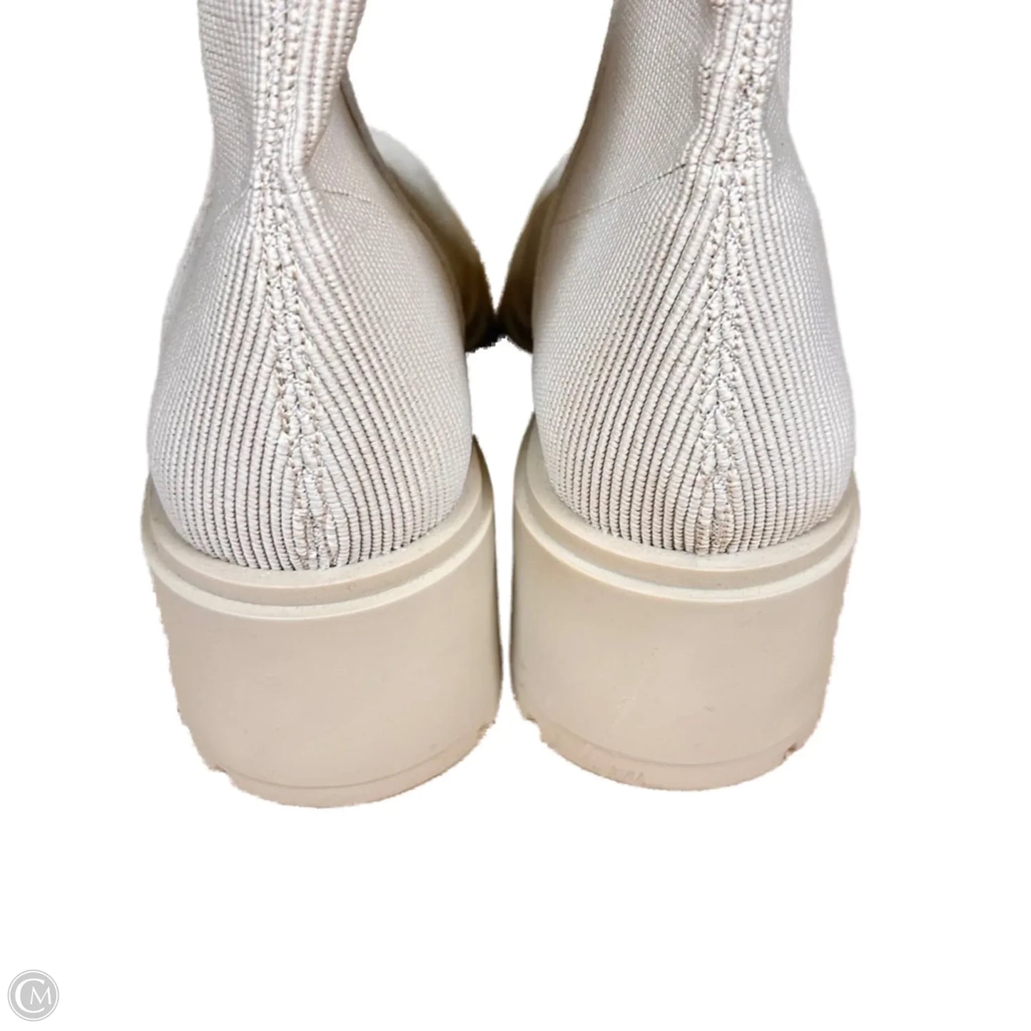 Boots Ankle Heels  In Tan, Size: 10