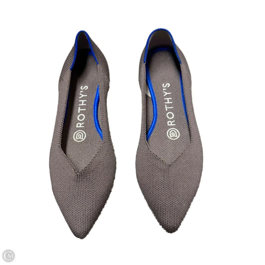Shoes Flats By Rothys In Grey, Size: 5.5