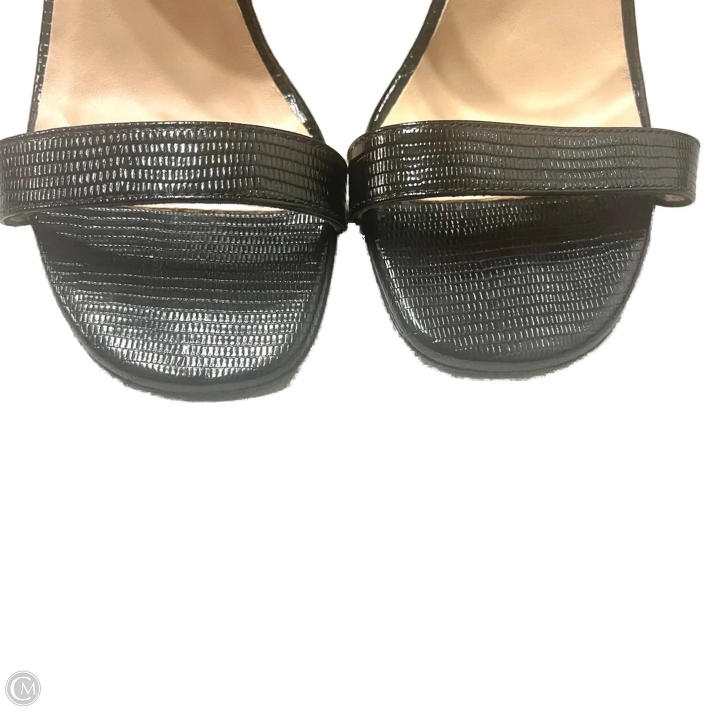 Sandals Heels Block By Inez In Black, Size: 6