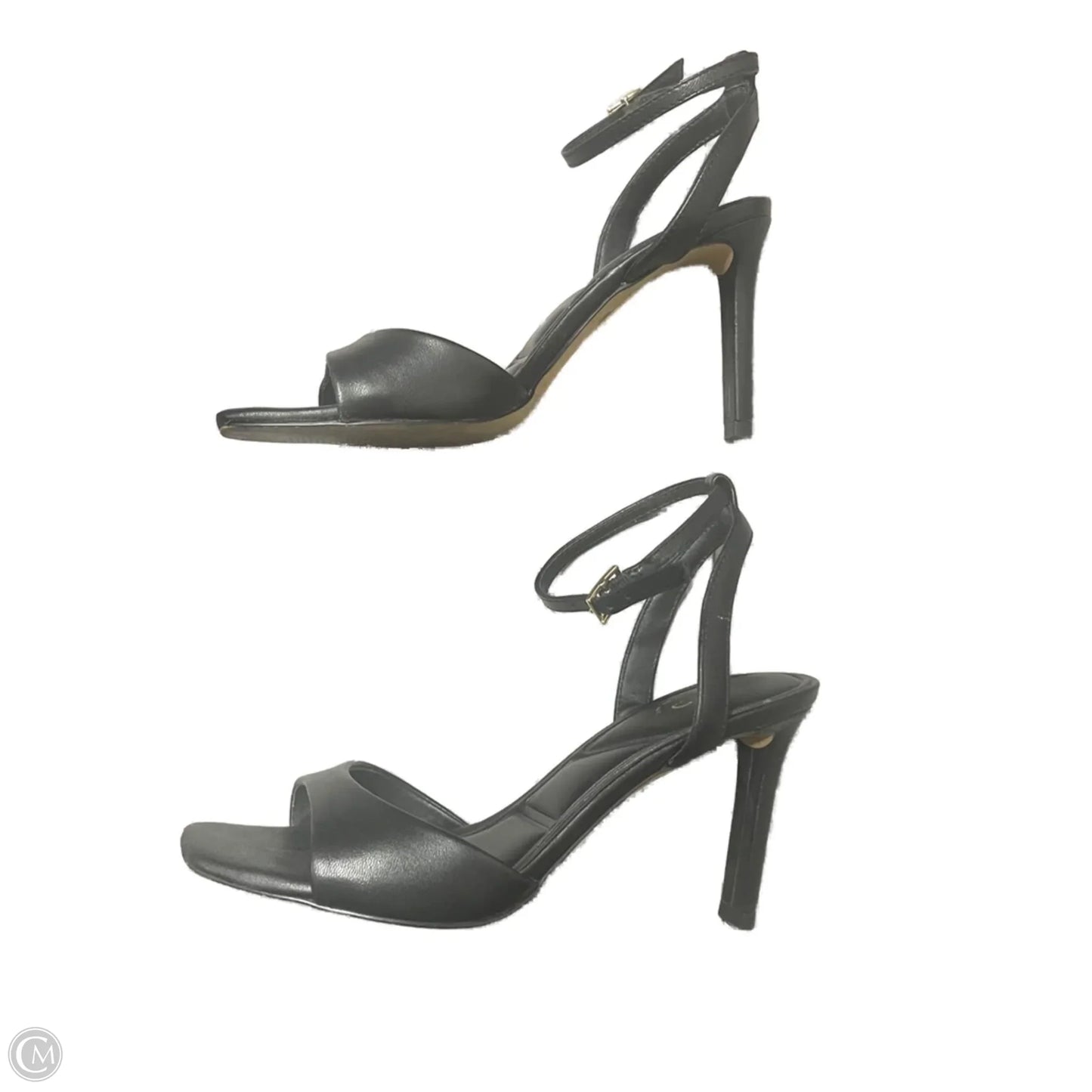 Sandals Heels Stiletto By Aldo In Black, Size: 6