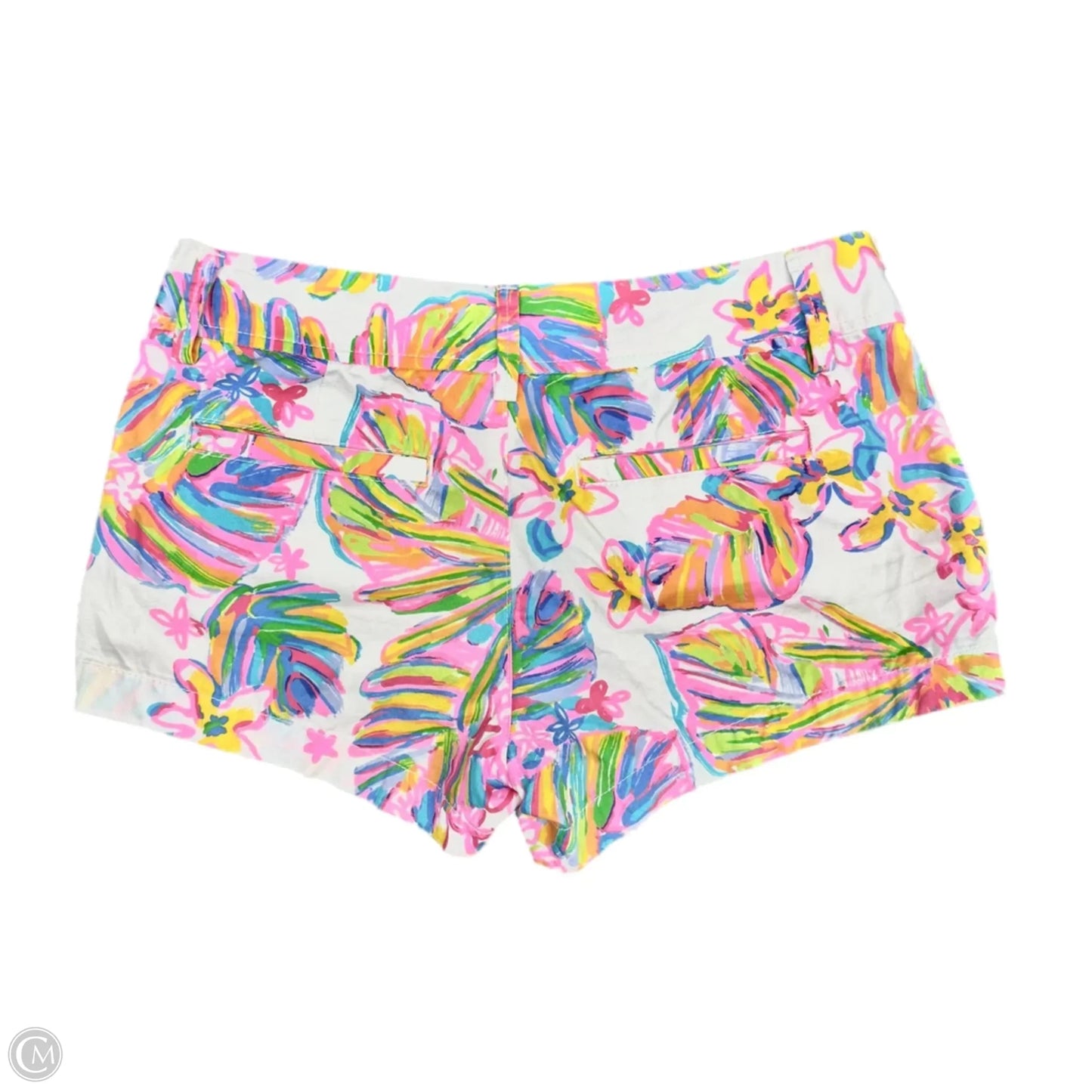 Shorts Designer By Lilly Pulitzer In Green & Pink, Size: 4