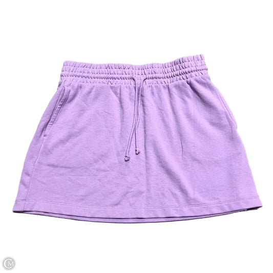 Skirt Mini & Short By Gap In Purple, Size: L