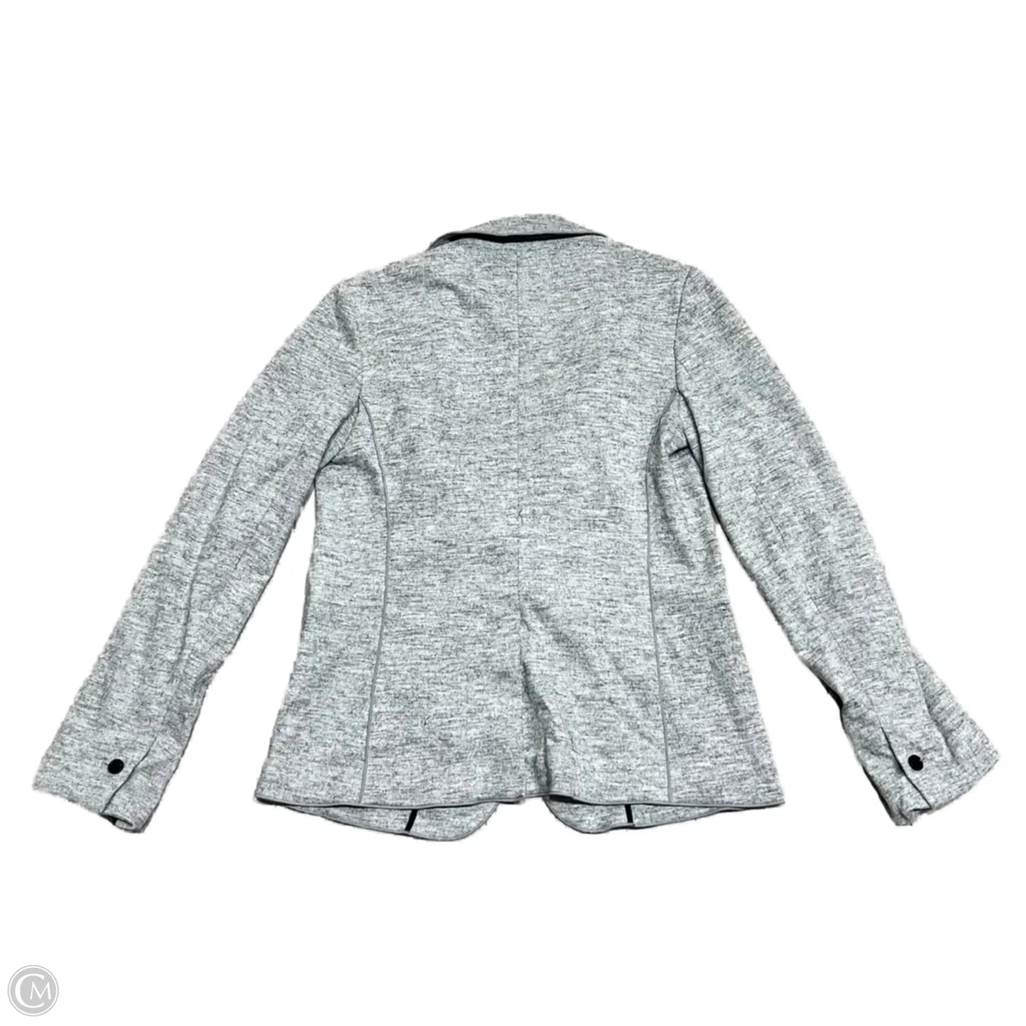 Blazer By Banana Republic In Black & Grey, Size: 6