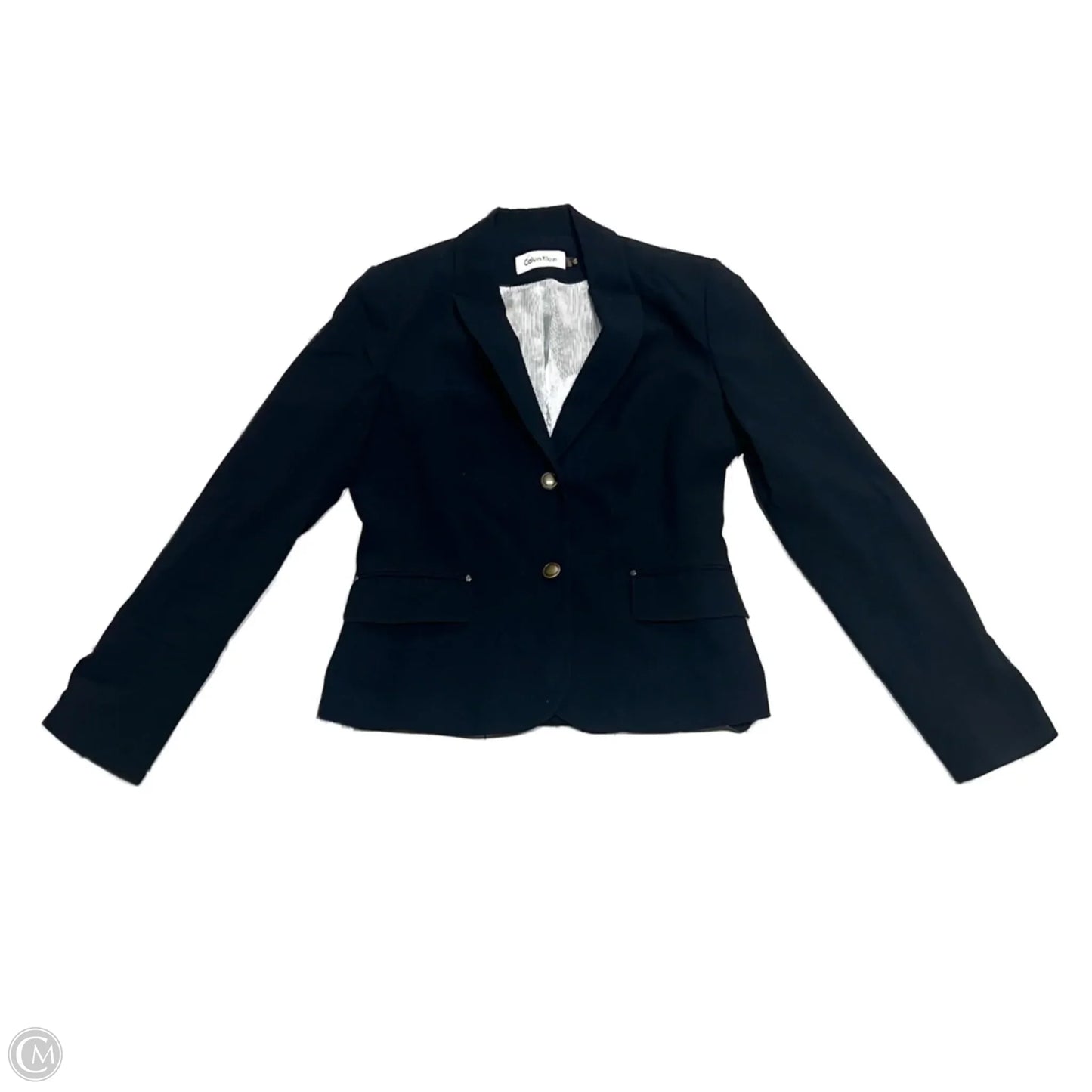 Blazer By Calvin Klein In Navy, Size: 6
