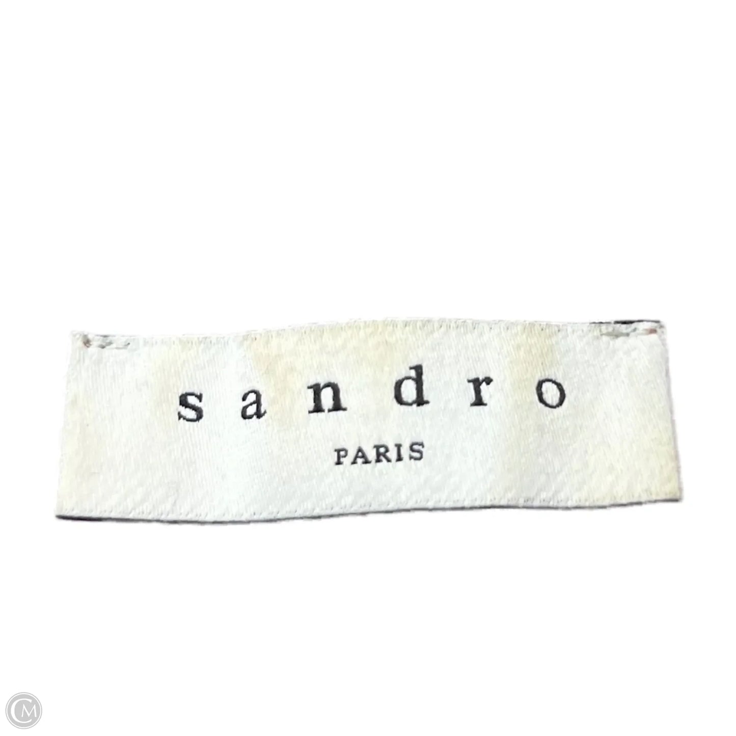 Sweatshirt Designer By Sandro In Pink & White, Size: S