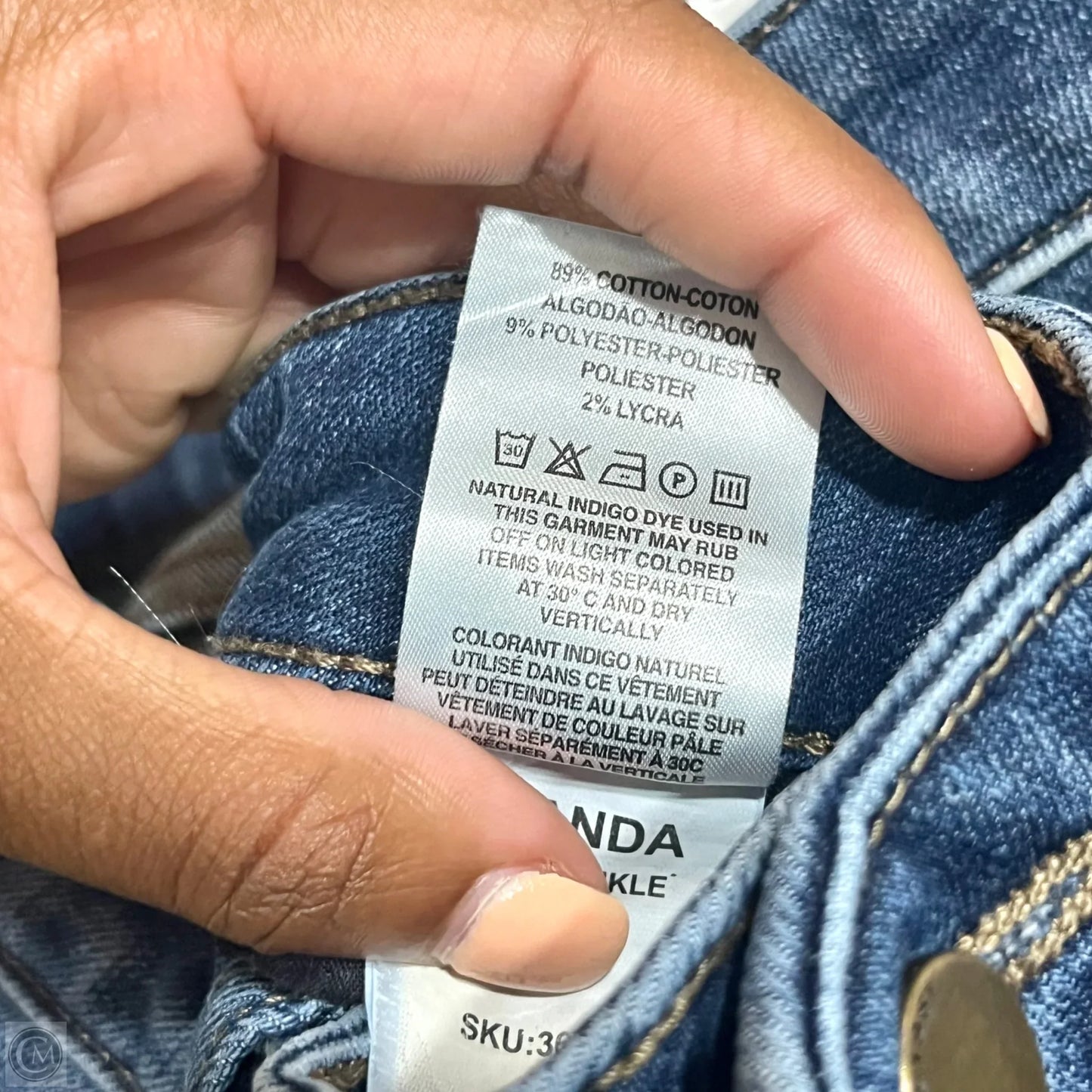 Jeans Skinny By Dl1961 In Blue Denim, Size: 4