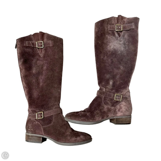 Boots Knee Heels By Sam Edelman In Brown, Size: 7