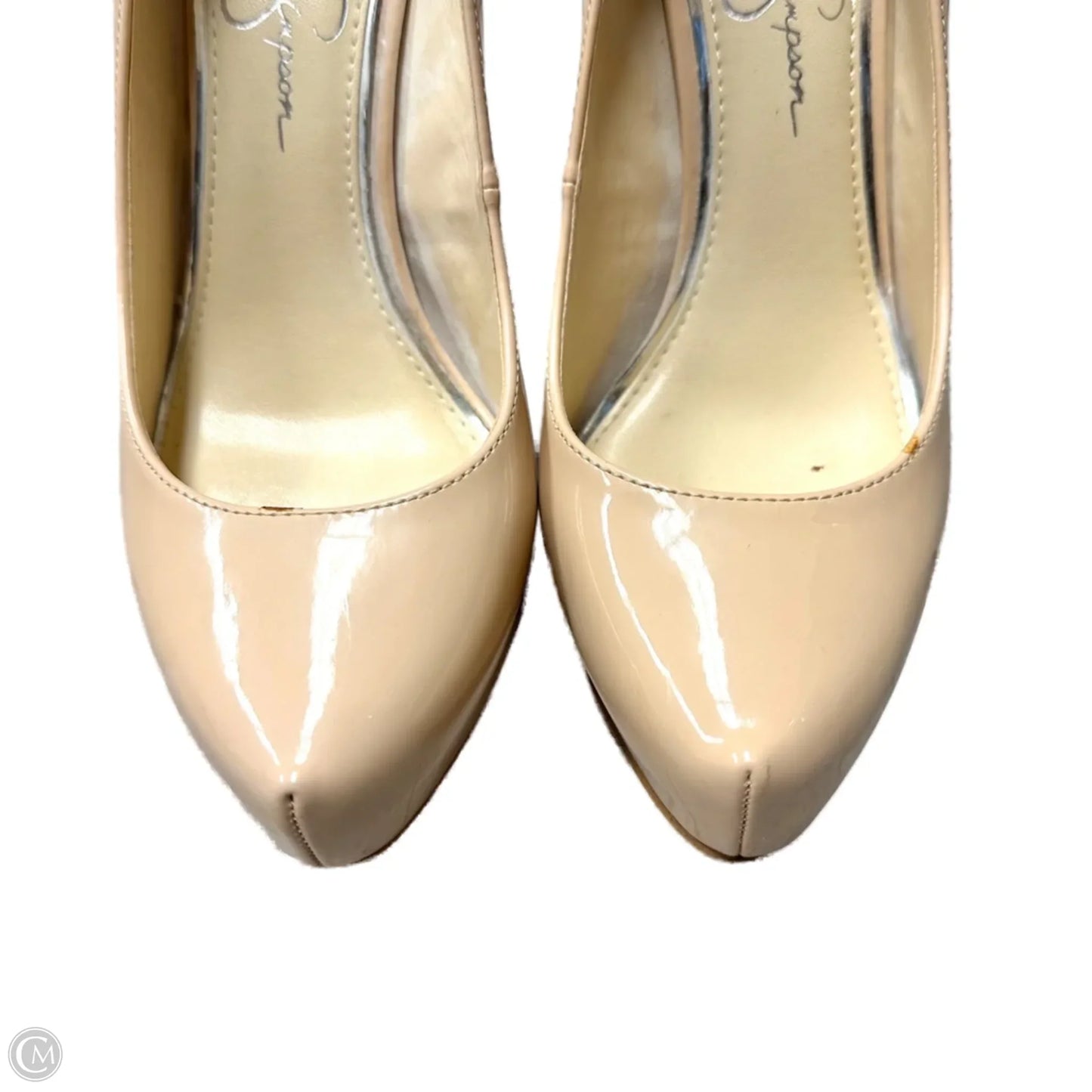 Shoes Heels Stiletto By Jessica Simpson In Tan, Size: 7.5