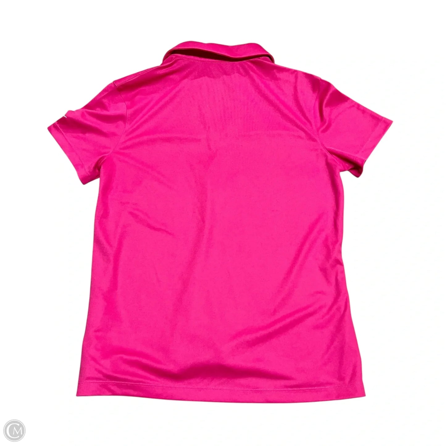 Athletic Top Short Sleeve By Nike Apparel In Pink, Size: M