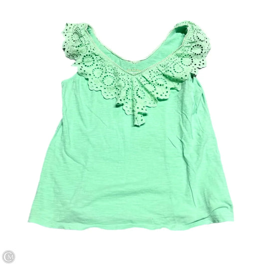 Top Sleeveless Designer By Lilly Pulitzer In Green, Size: S