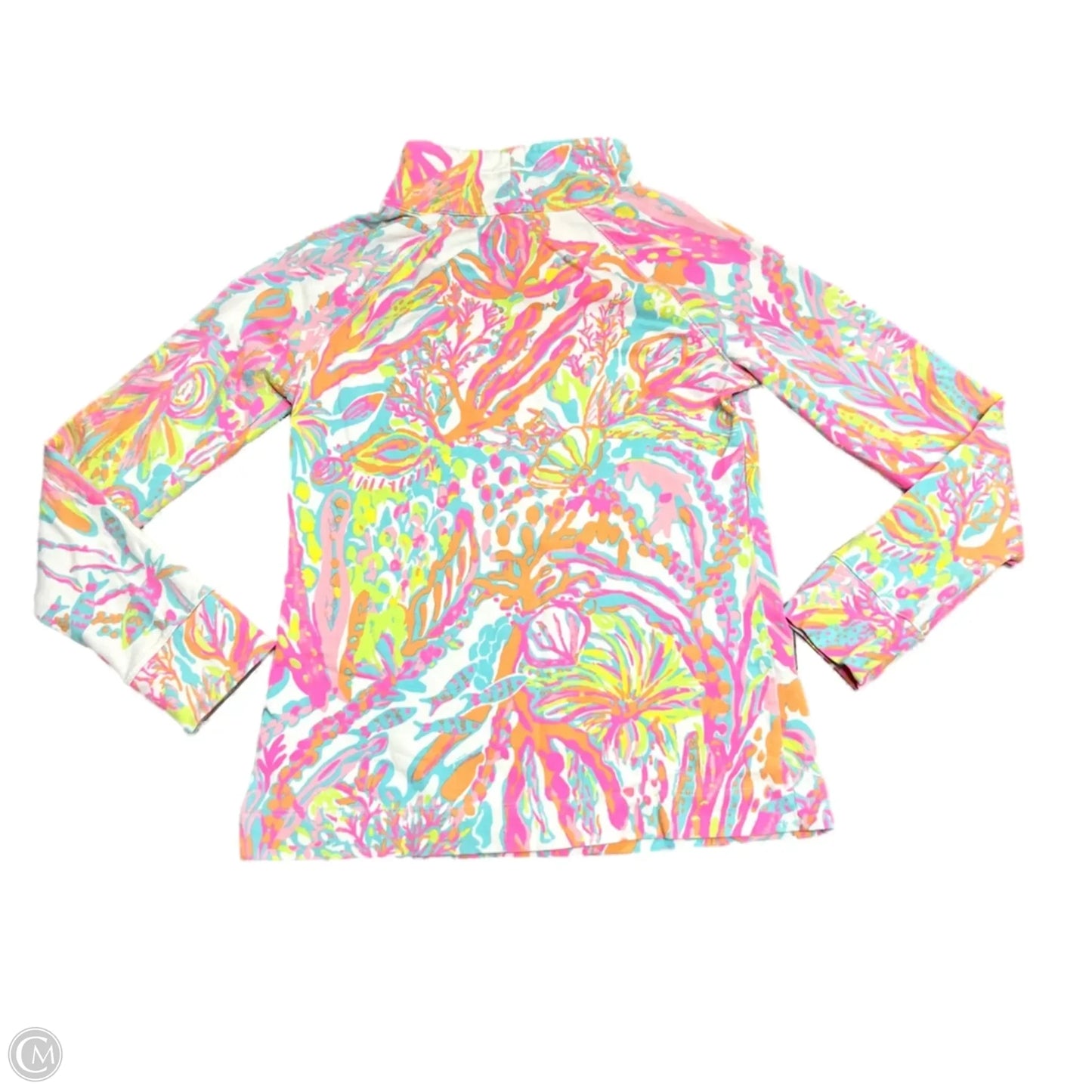Jacket Designer By Lilly Pulitzer In Orange & Pink, Size: Xs