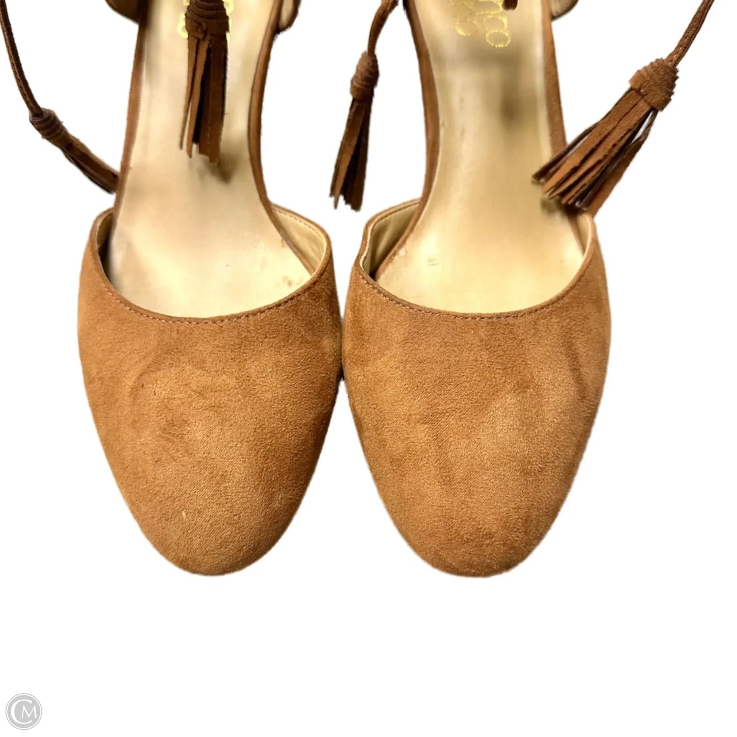 Shoes Heels Block By Franco Sarto In Brown, Size: 7