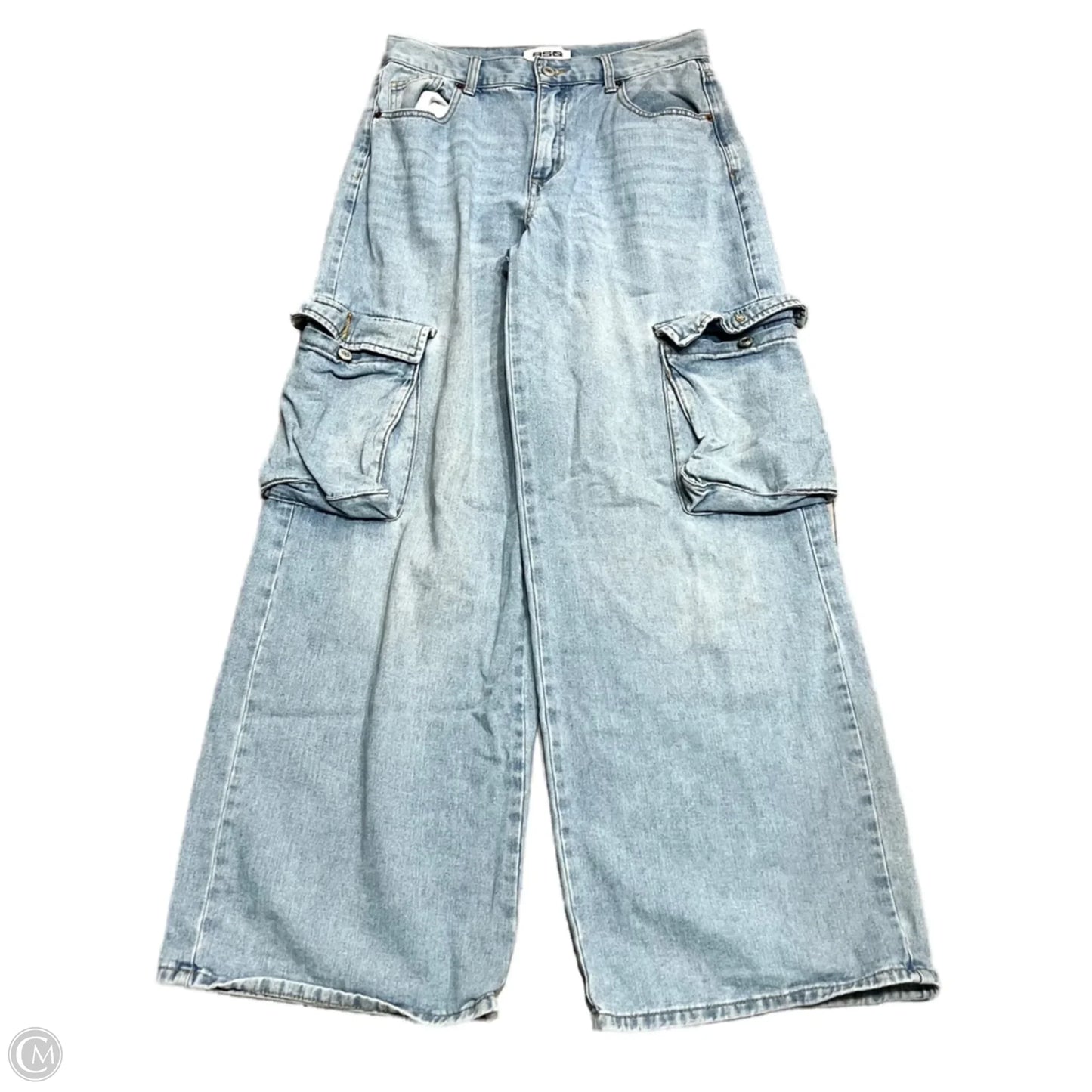 Jeans Wide Leg By Rsq In Blue Denim, Size: 6