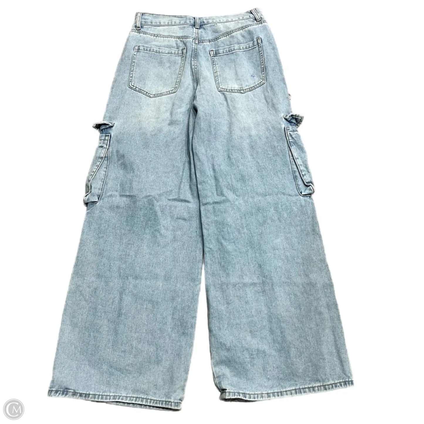 Jeans Wide Leg By Rsq In Blue Denim, Size: 6