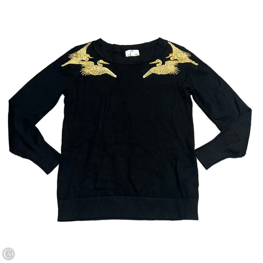 Sweater By Altuzarra In Black & Gold, Size: Sp