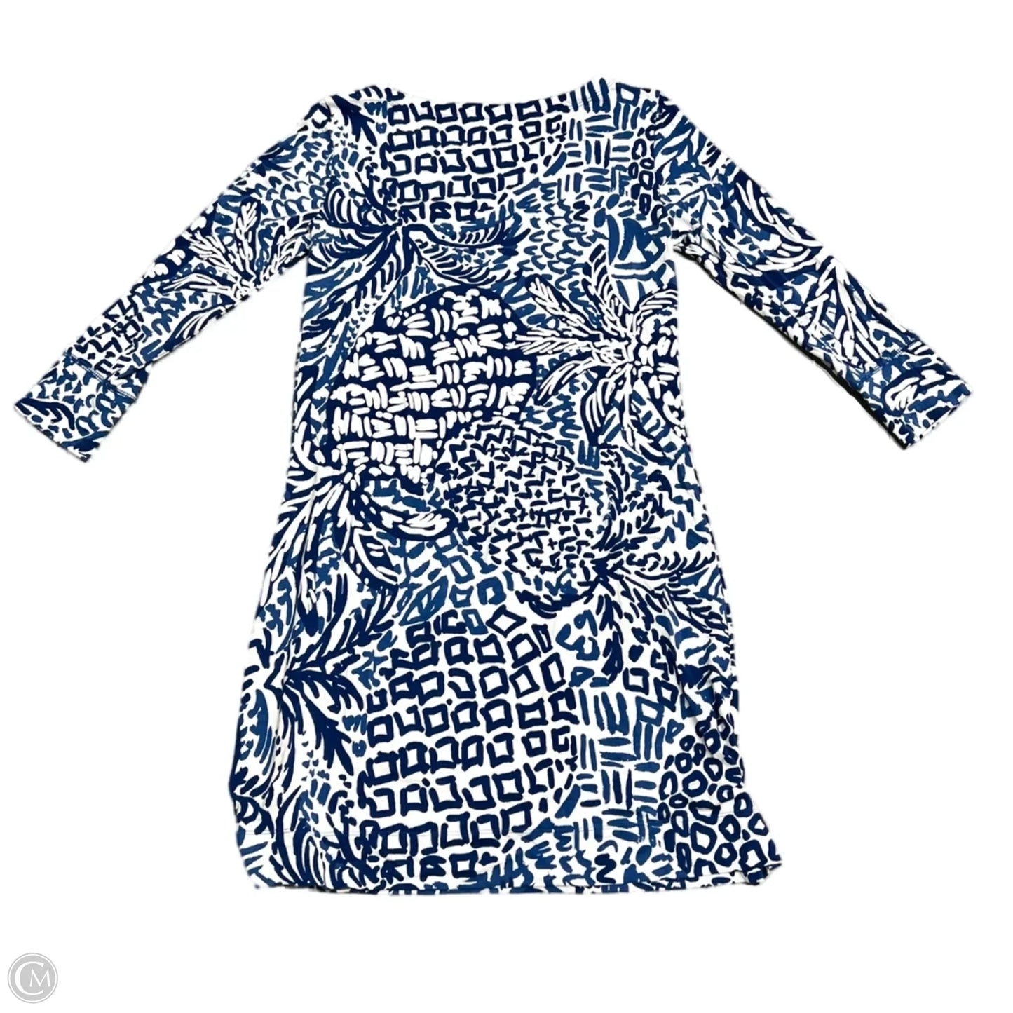 Dress Designer By Lilly Pulitzer In Blue & White, Size: S