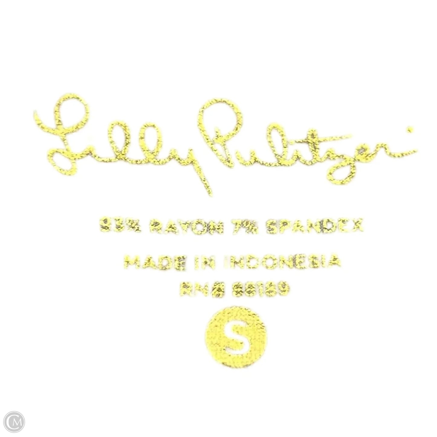 Dress Designer By Lilly Pulitzer In Blue & White, Size: S