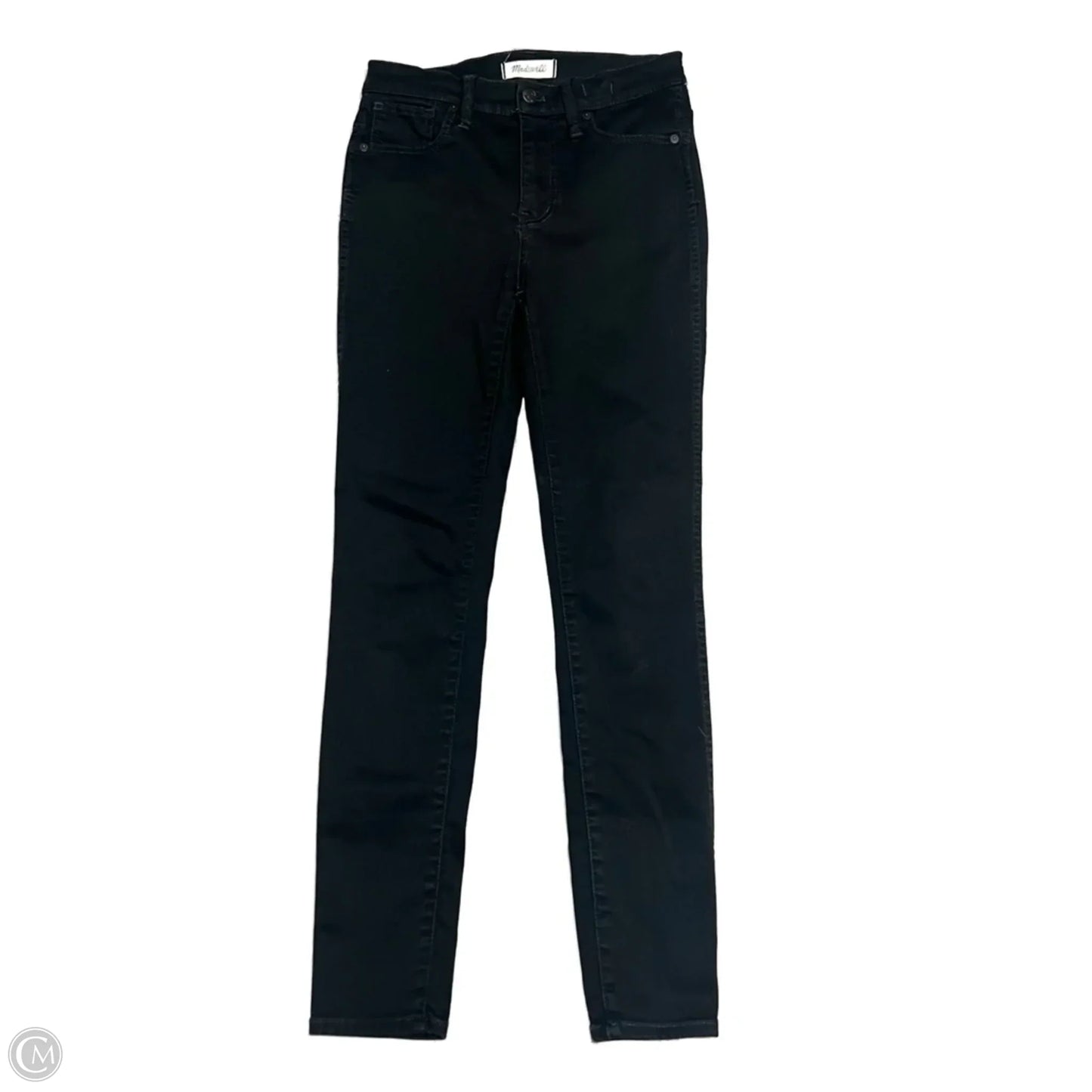 Jeans Skinny By Madewell In Black Denim, Size: 2