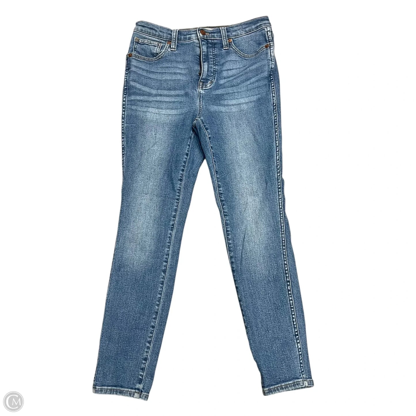 Jeans Skinny By Madewell In Blue Denim, Size: 2
