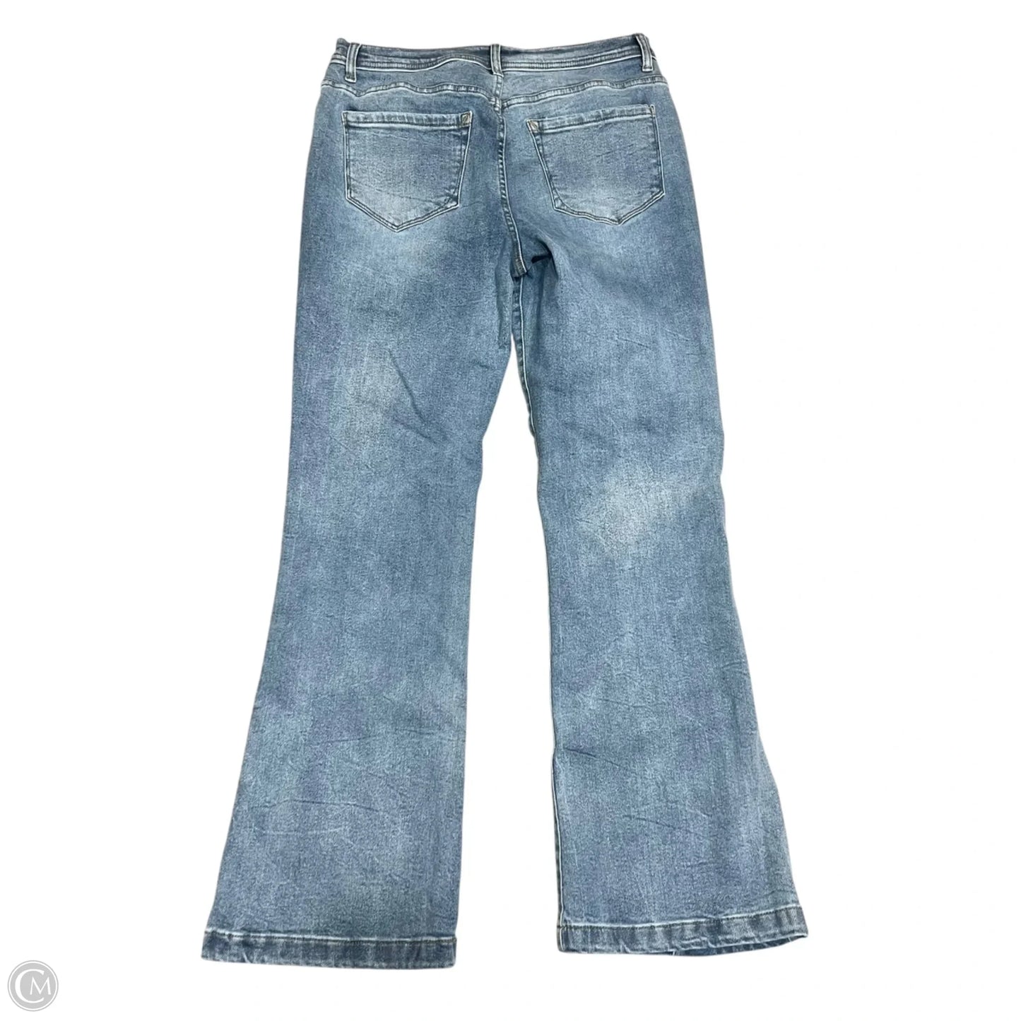 Jeans Flared By Kensie In Blue Denim, Size: 12