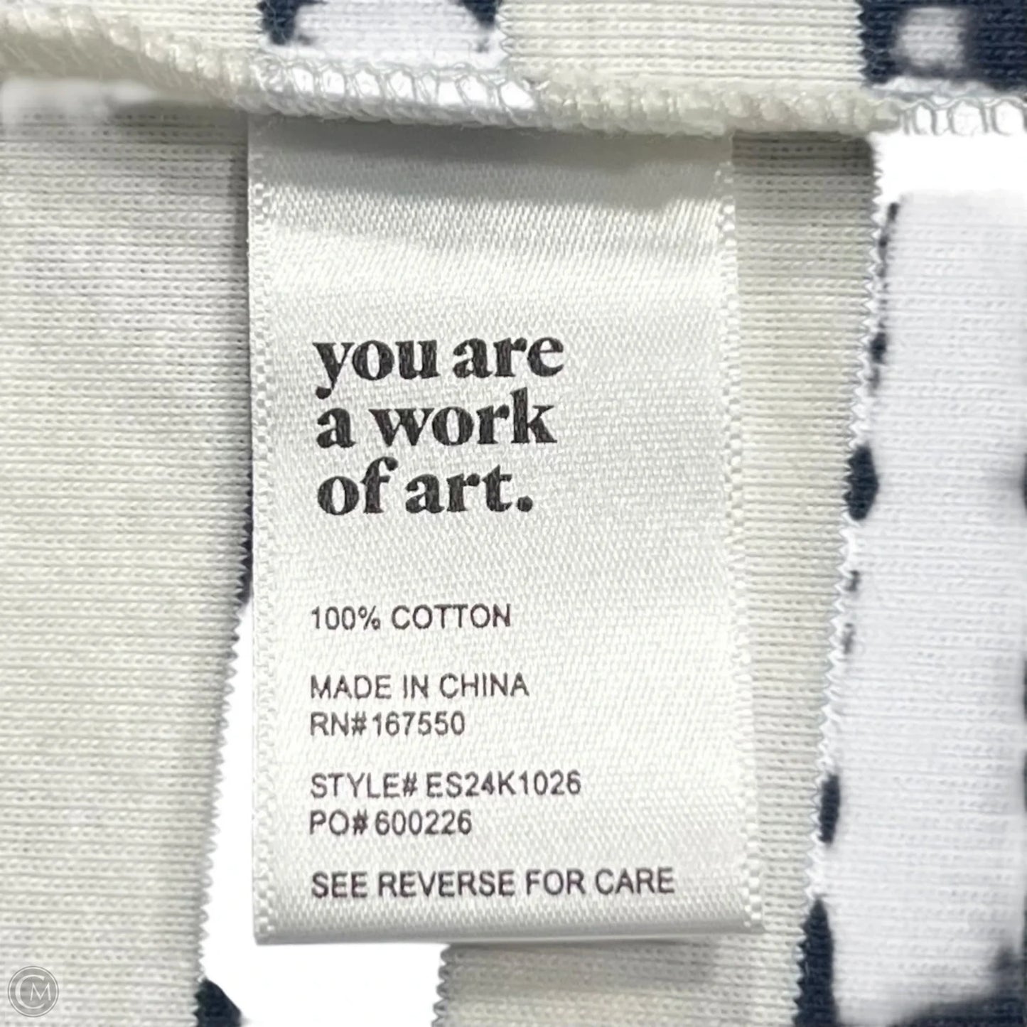 Top Long Sleeve By Darling, In Striped Pattern, Size: M