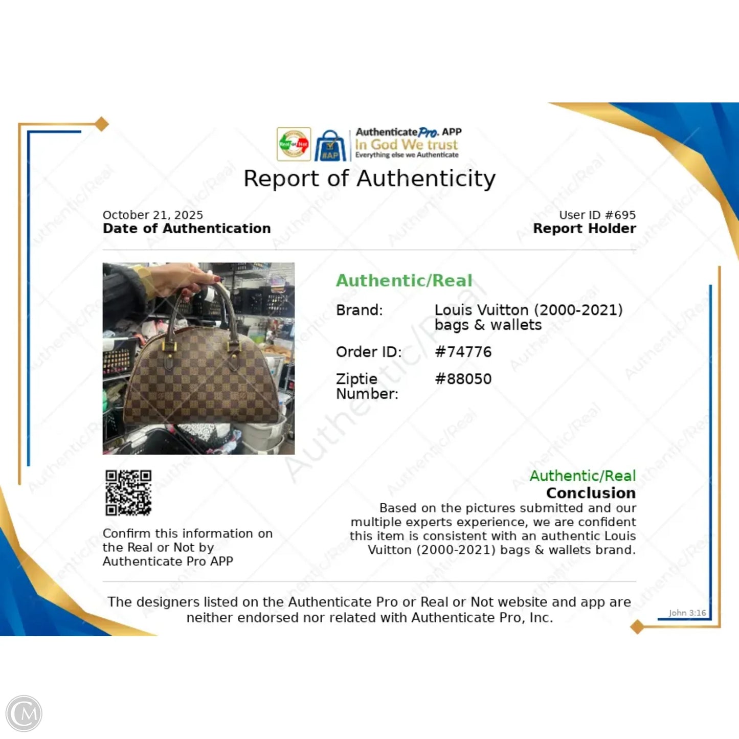 Handbag Luxury Designer By Louis Vuitton, Size: Medium