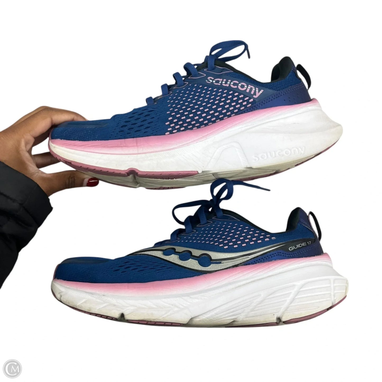 Shoes Athletic By Saucony In Blue & Purple, Size: 8.5
