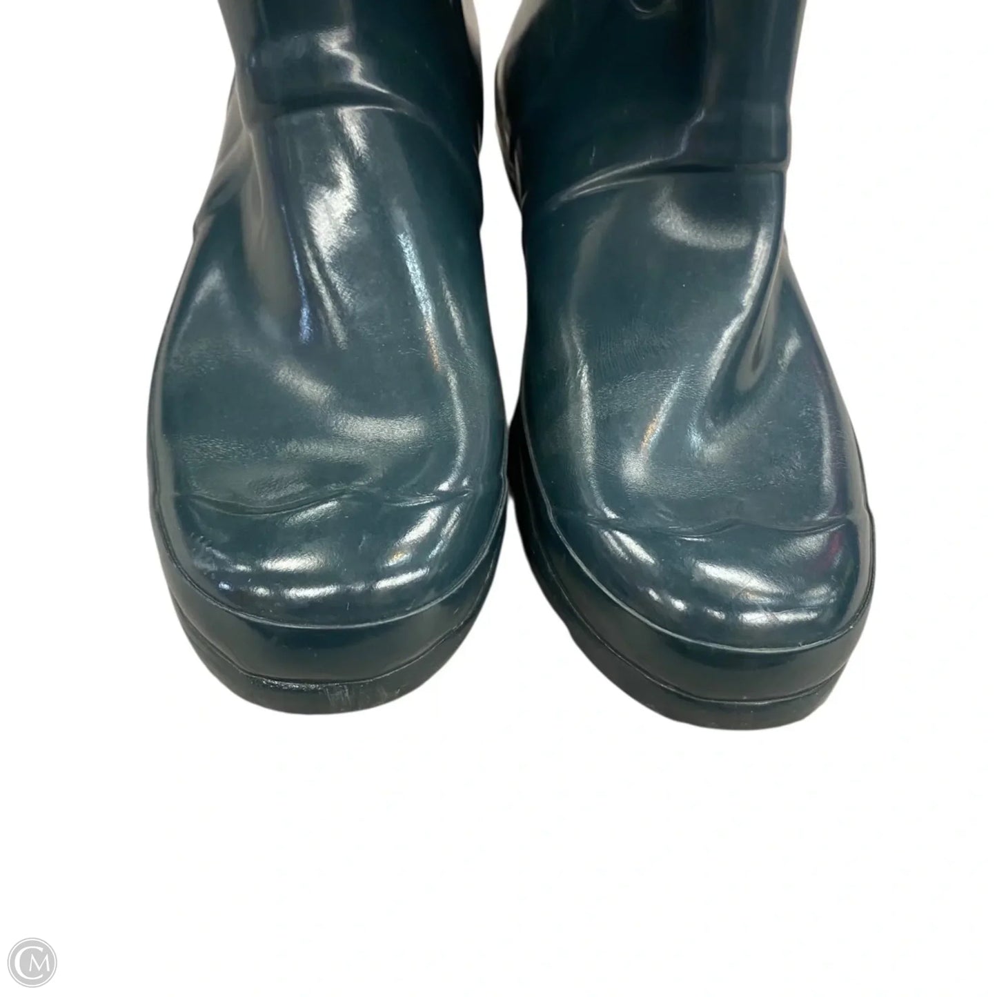 Boots Rain By Hunter In Teal, Size: 8
