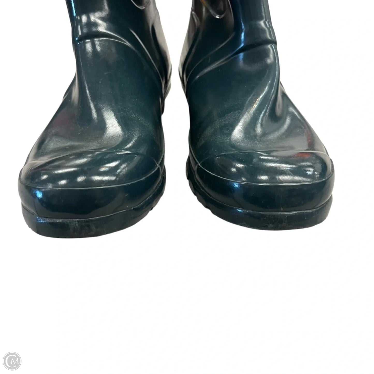 Boots Rain By Hunter In Teal, Size: 8