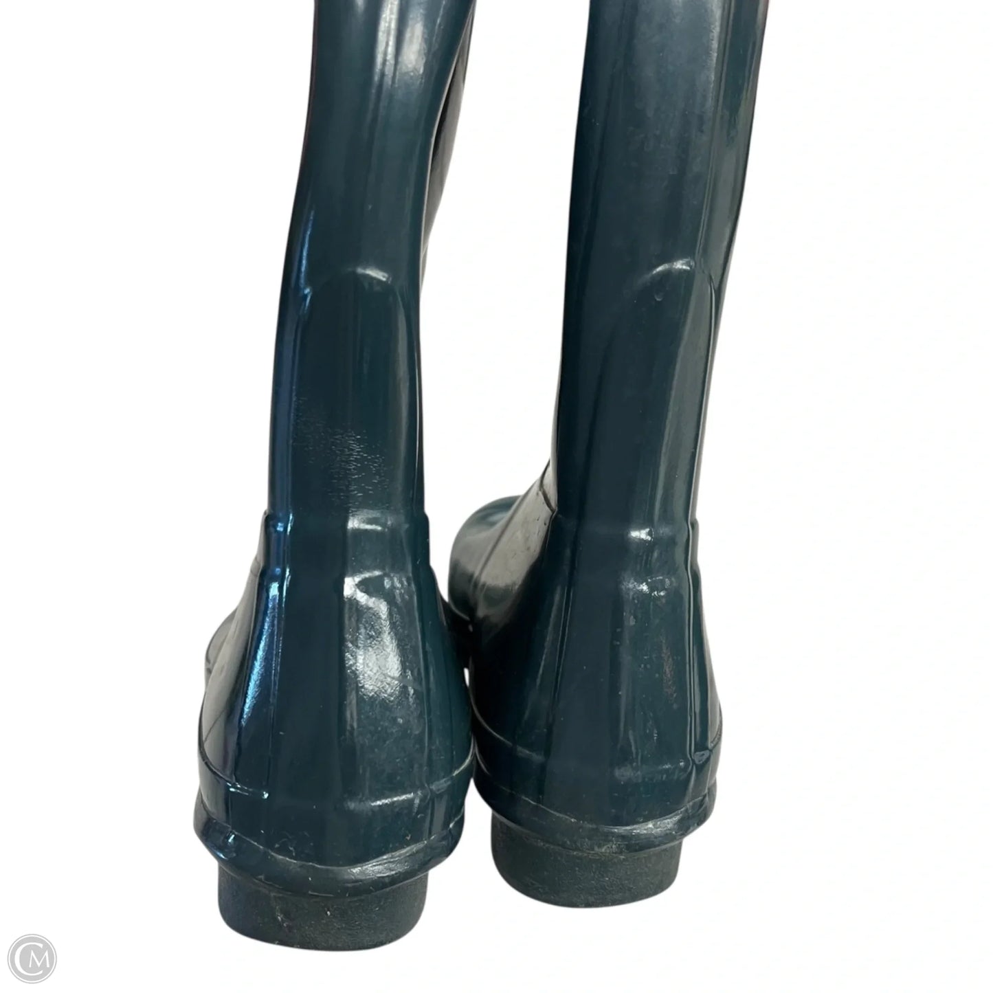 Boots Rain By Hunter In Teal, Size: 8