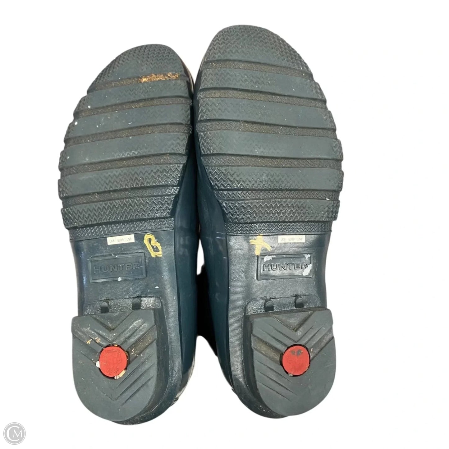 Boots Rain By Hunter In Teal, Size: 8