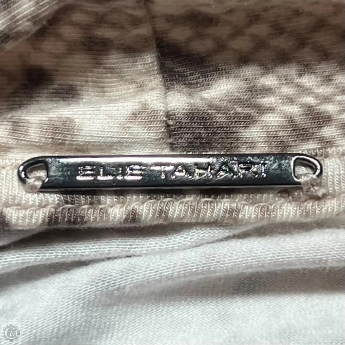 Top Long Sleeve By Elie Tahari In Snakeskin Print, Size: Xl