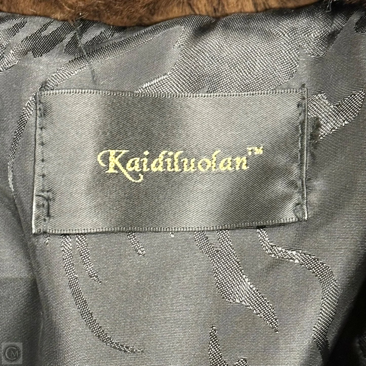 Coat Faux Fur & Sherpa By Kaidiluolan In Brown, Size: S