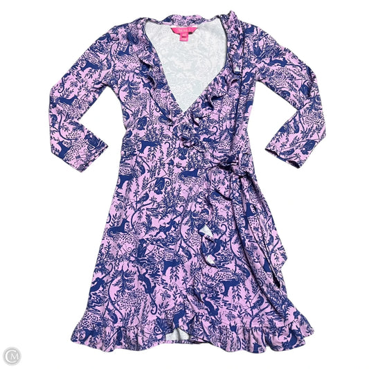 Dress Designer By Lilly Pulitzer In Blue & Purple, Size: Xxs