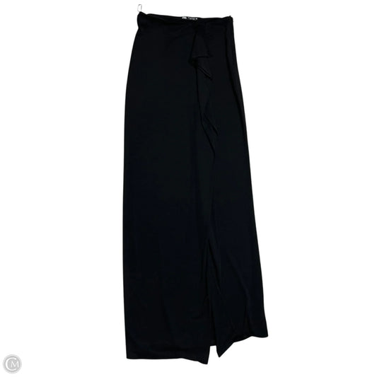Skirt Maxi By Zara In Black, Size: S