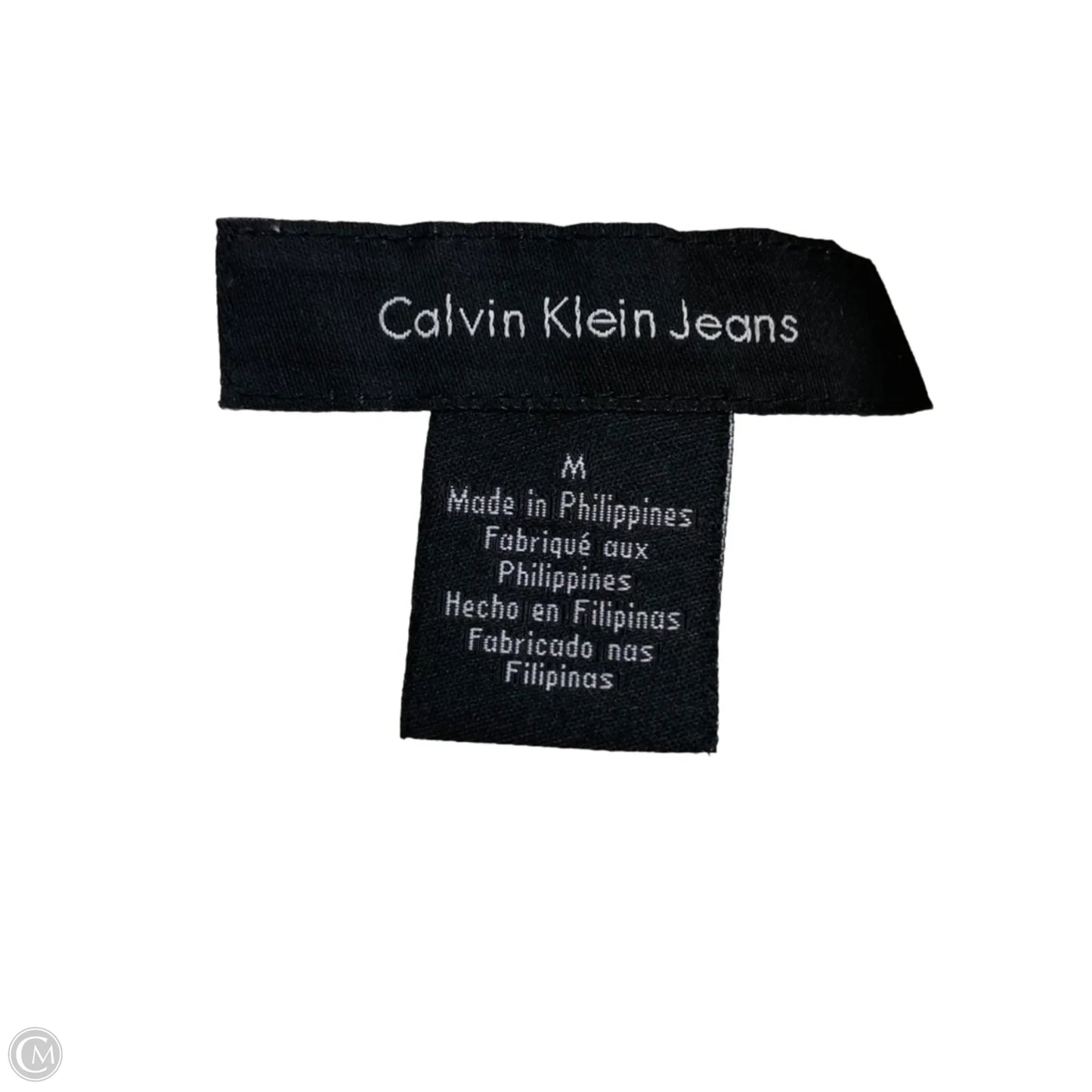 Jacket Puffer & Quilted By Calvin Klein In White, Size: M