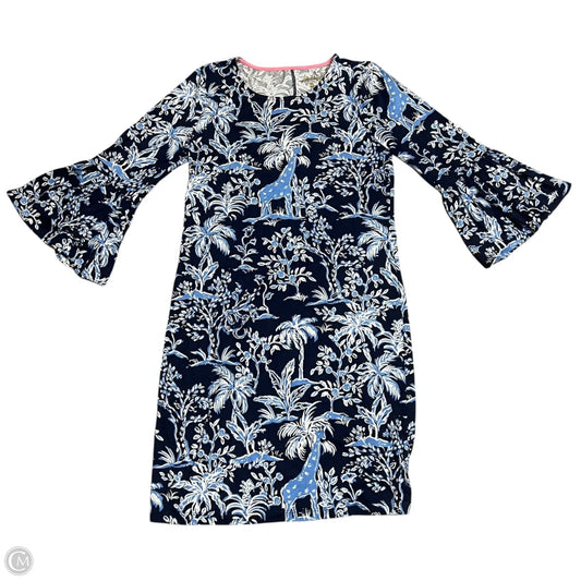 Dress Designer By Lilly Pulitzer In Blue & White, Size: S