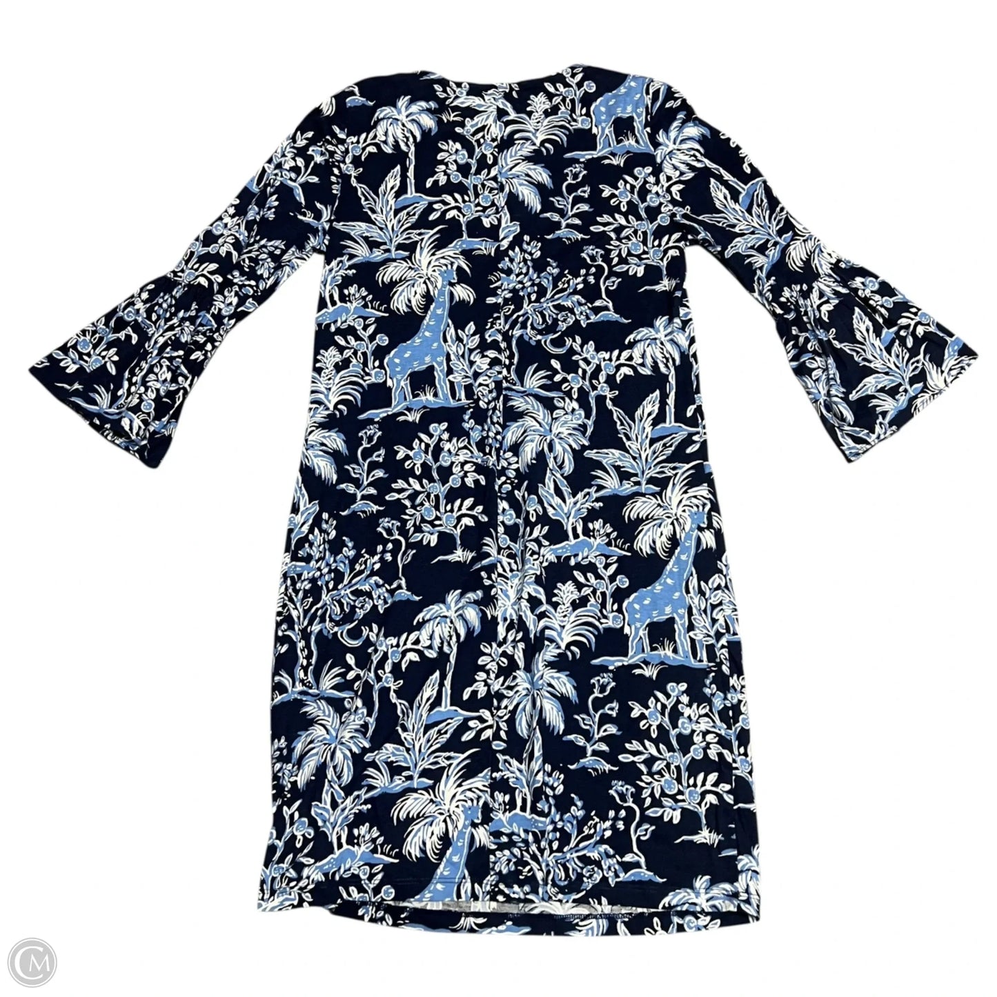 Dress Designer By Lilly Pulitzer In Blue & White, Size: S