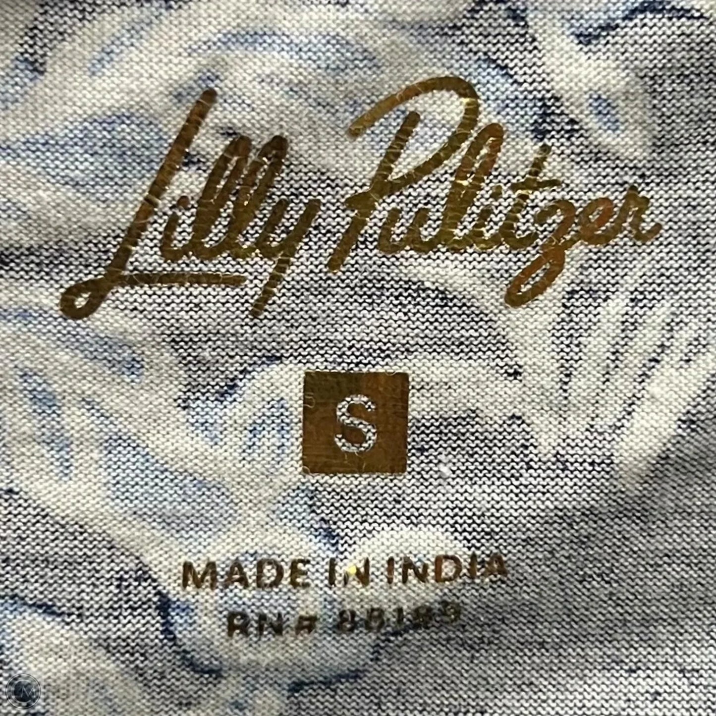 Dress Designer By Lilly Pulitzer In Blue & White, Size: S