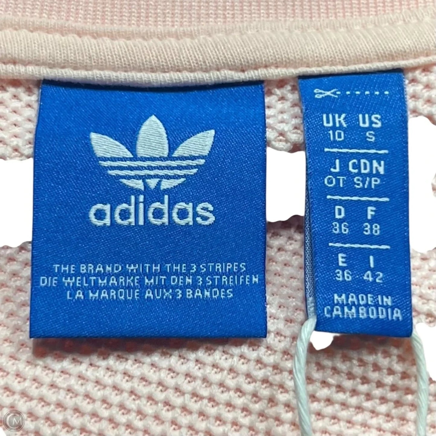 Dress Casual Midi By Adidas In Pink & White, Size: S