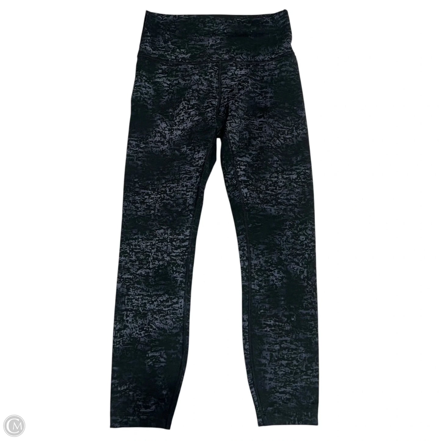 Athletic Leggings By Lululemon In Black & Grey, Size: 6